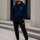 Conjunto Moletom Brasil Bandeira Nacional Com Calça Jogger