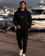 Conjunto Moletom Brasil Universitário Com Calça Jogger Casual
