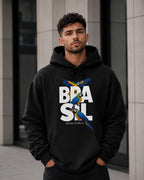 Moletom Brasil Araras Tropicais Estampa Frontal Estilo Casual Urbano