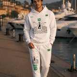 Conjunto Brasil 10 Estampa Urbana Com Calça Jogger Casual Urbano