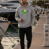 Conjunto Brasil Estampa Colorida Com Calça Jogger Estilo Casual Urbano