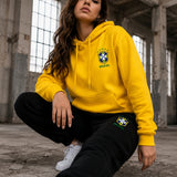 Conjunto Brasil Escudo Nacional Com Calça Jogger  Urbano
