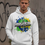 Moletom Brasil Hexa 2026 Estampa Com Capuz Casual Urbano