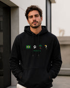 Moletom Brasil Bandeira E Tucano Estampa Tropical Casual Urbano