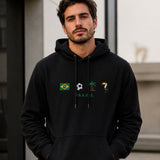 Moletom Brasil Bandeira E Tucano Estampa Tropical Casual Urbano