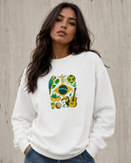 Moletom Brasil Cultura Nacional Com Símbolos Estilo Casual Urbano